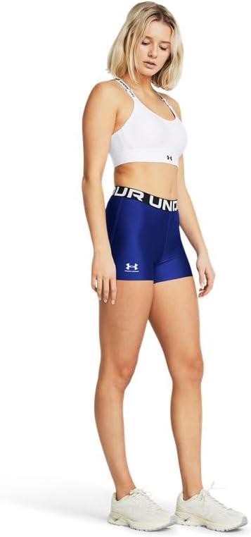 image:imageUnder Armour Womens HeatGear Armour Shorty ShortsRoyalWhite