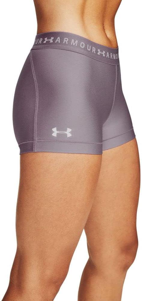 image:imageUnder Armour Womens HeatGear Armour Shorty ShortsSlate Purple 585Halo Gray