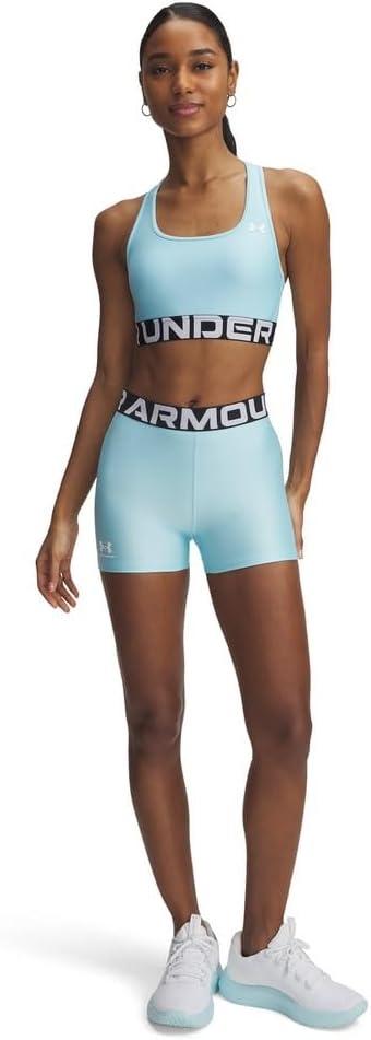 image:imageUnder Armour Womens HeatGear Armour Shorty ShortsStreamWhite