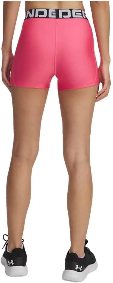 image:imageUnder Armour Womens HeatGear Armour Shorty ShortsSuper PinkWhite