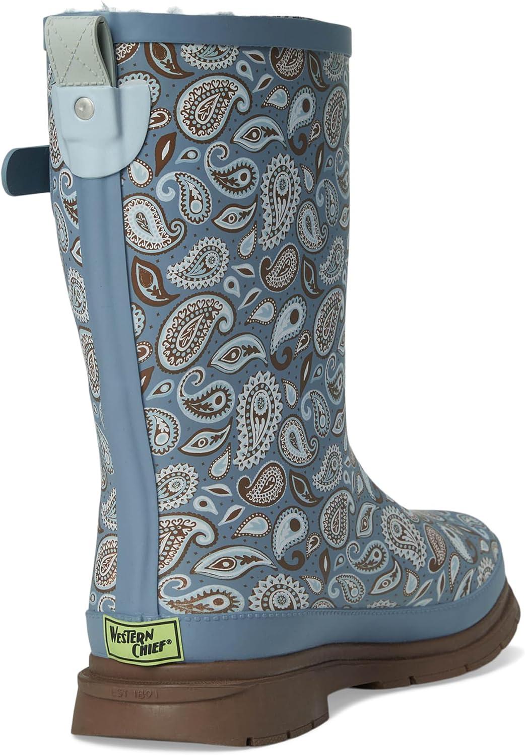 image:imageWestern Chief Womens Faux Fur Mid Rain BootBandana