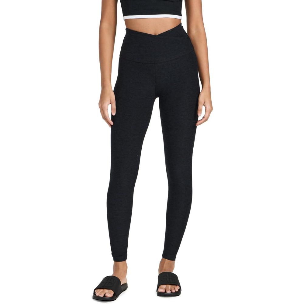 image:imageBeyond Yoga Womens Spacedye at Your Leisure LeggingsDarkest Night