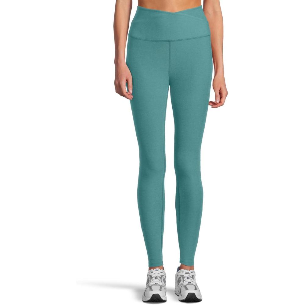 image:imageBeyond Yoga Womens Spacedye at Your Leisure LeggingsDeep Aqua Heather