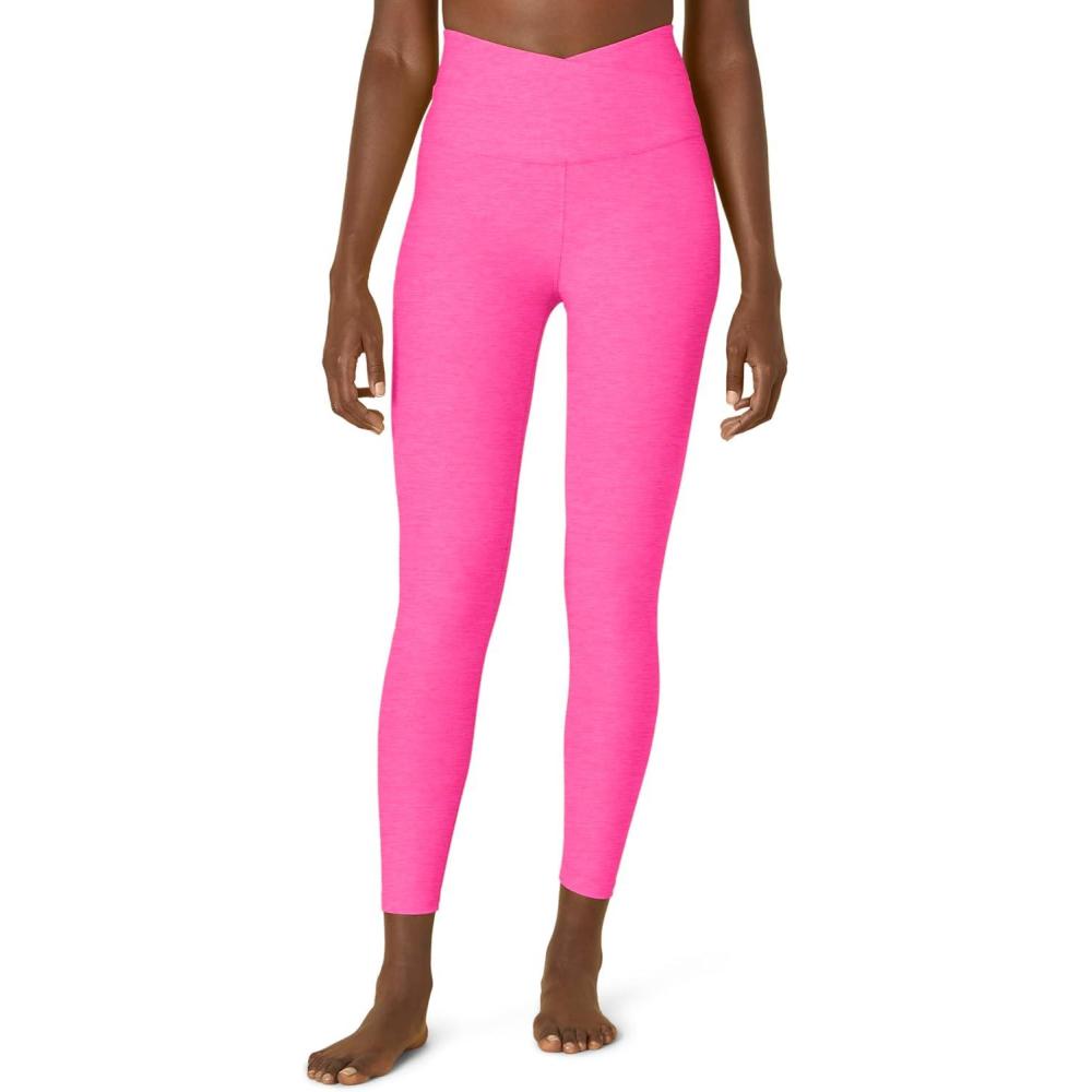 image:imageBeyond Yoga Womens Spacedye at Your Leisure LeggingsPink Hype Heather