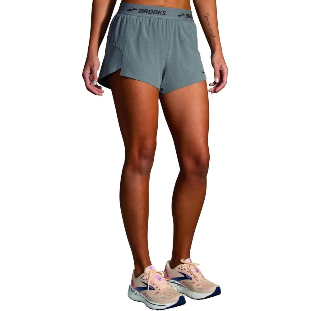 image:imageBrooks Chaser 3quot ShortsHeather Charcoal
