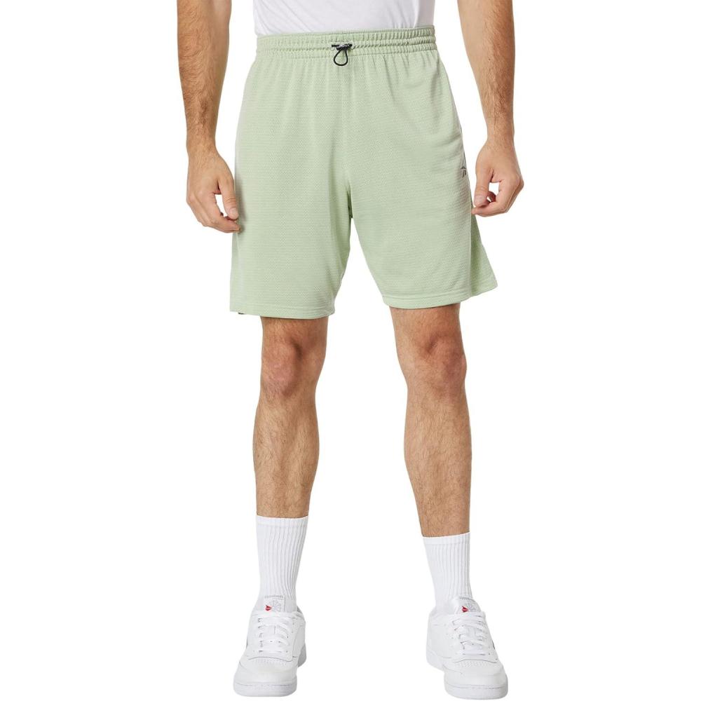 image:imageReebok Mens Workout Ready Melange ShortsLight Sage