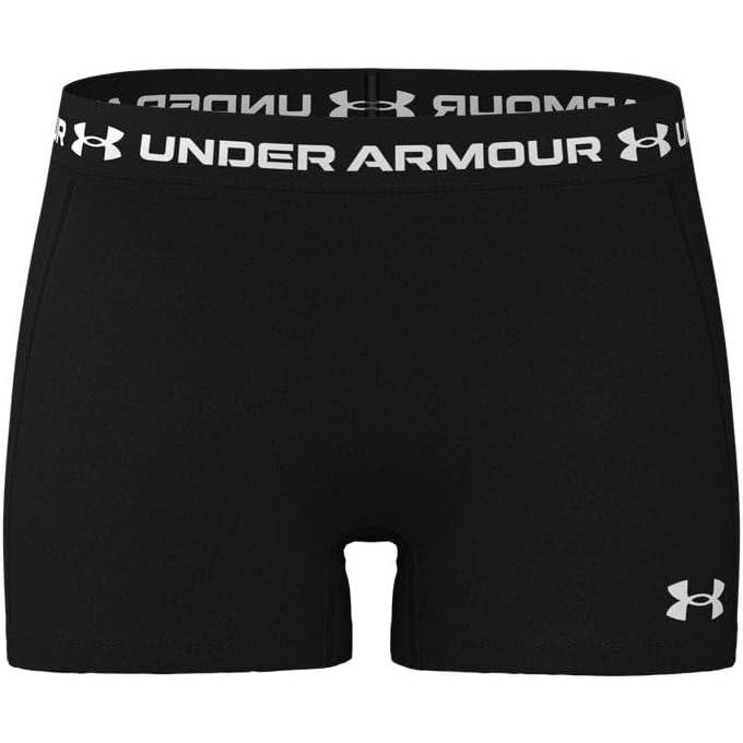 image:imageUnder Armour Womens HeatGear Armour Shorty Shorts008 Ultimate Black White