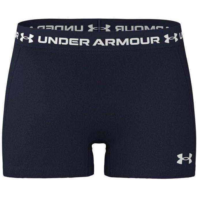 image:imageUnder Armour Womens HeatGear Armour Shorty Shorts410 Midnight Navy White