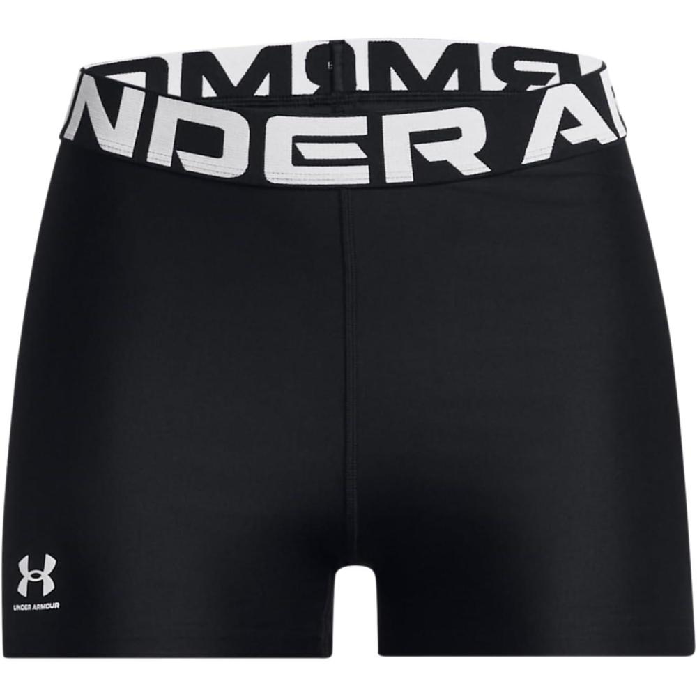 image:imageUnder Armour Womens HeatGear Armour Shorty ShortsBlackWhite