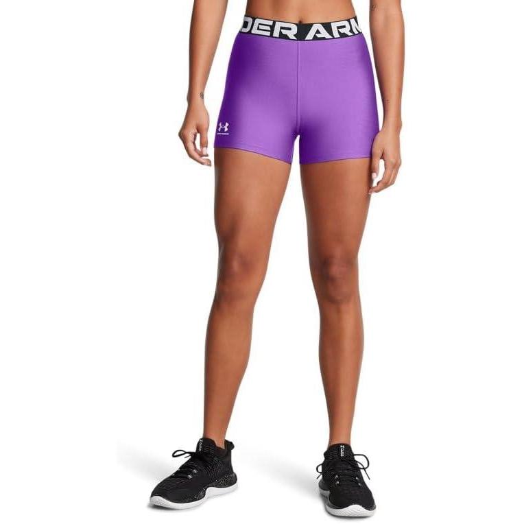 image:imageUnder Armour Womens HeatGear Armour Shorty ShortsLavishwhite