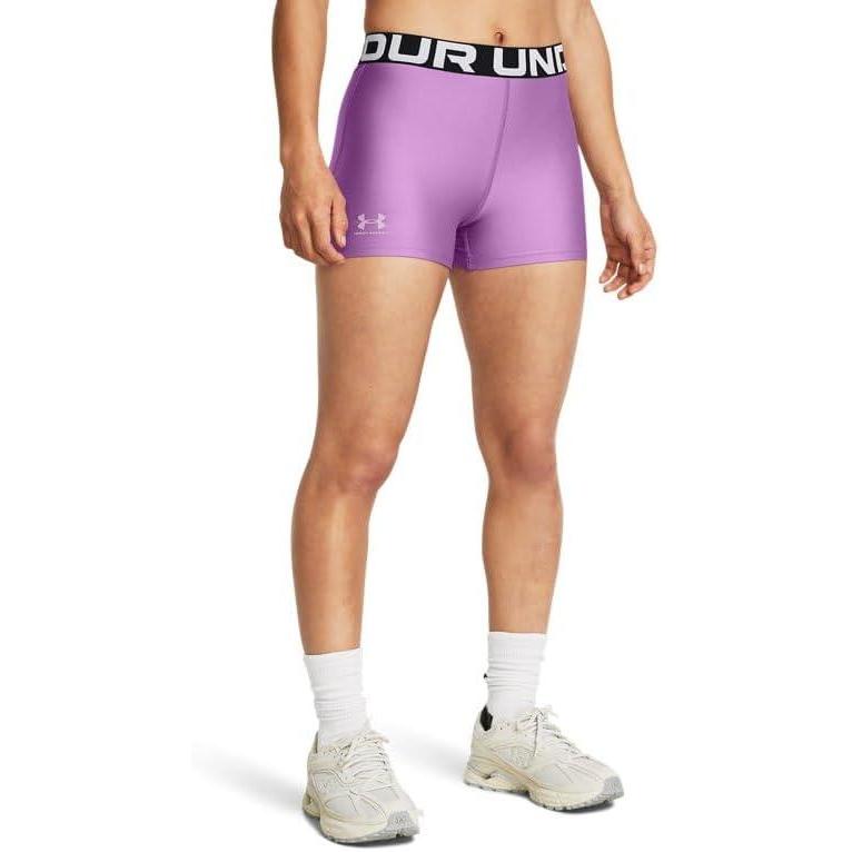image:imageUnder Armour Womens HeatGear Armour Shorty ShortsProvence Purplepurple Ace