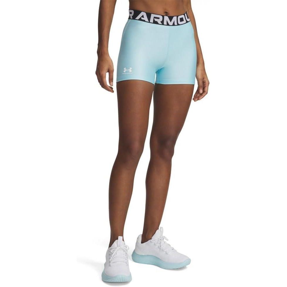 image:imageUnder Armour Womens HeatGear Armour Shorty ShortsStreamWhite