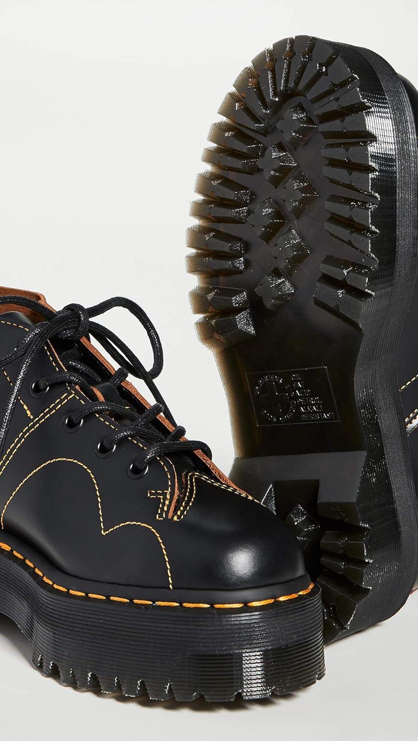 image:imageDr Martens UnisexAdult Church QuadBlack Vintage Smooth