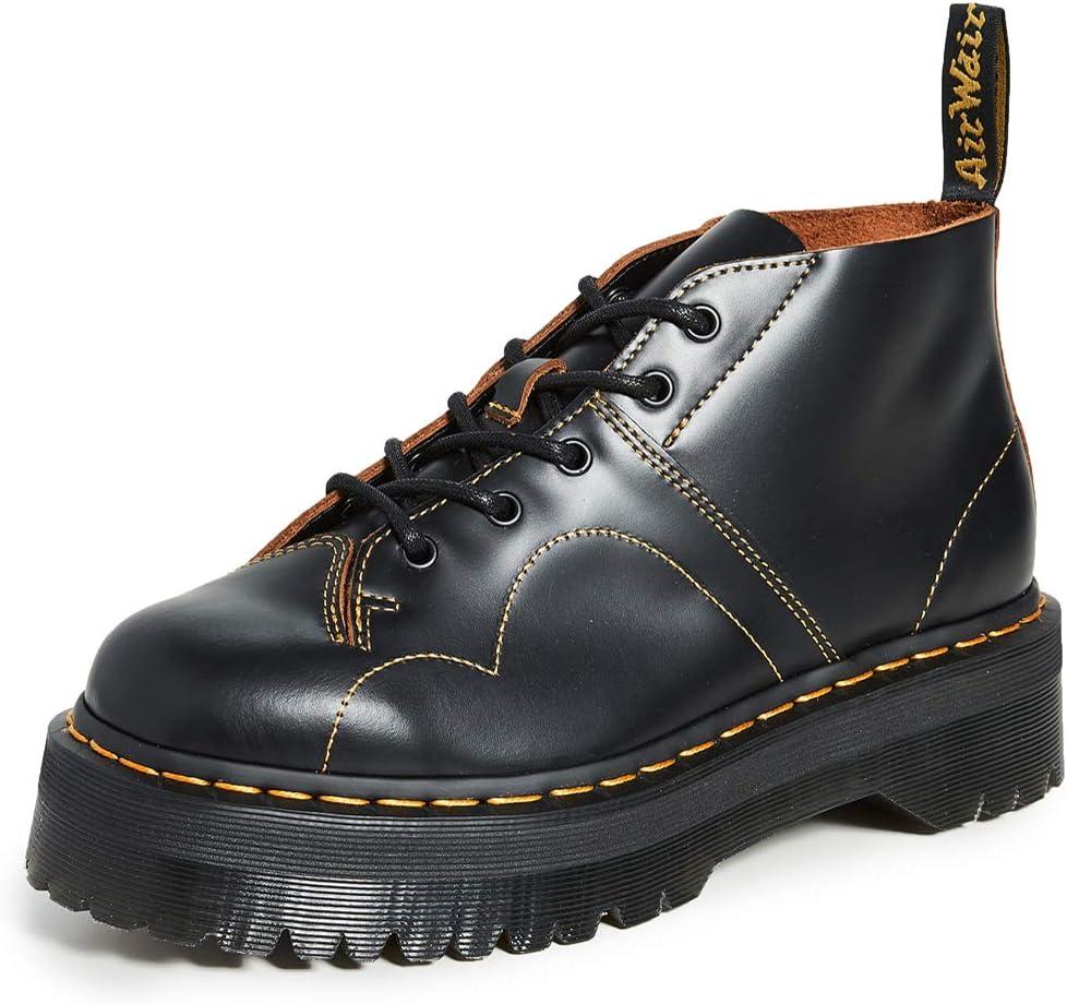 image:imageDr Martens UnisexAdult Church QuadBlack Vintage Smooth