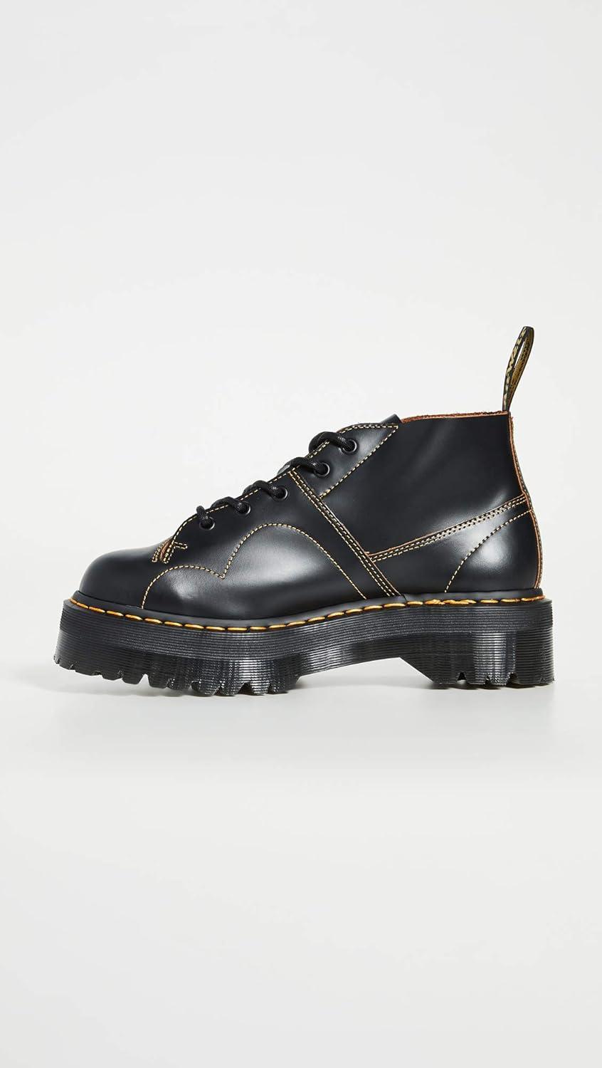 image:imageDr Martens UnisexAdult Church QuadBlack Vintage Smooth