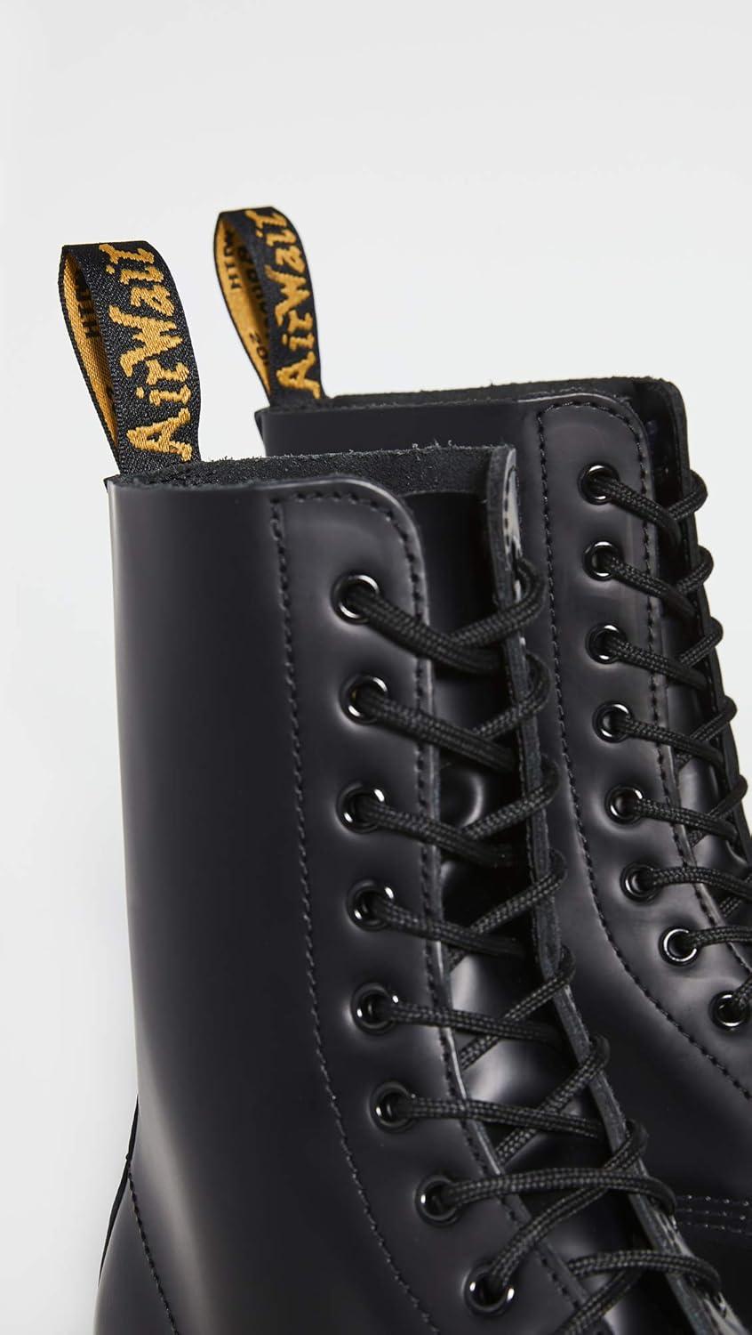 image:imageDr Martens Womens Maple Zip Steel Toe Light Industry BootsBlack Smooth