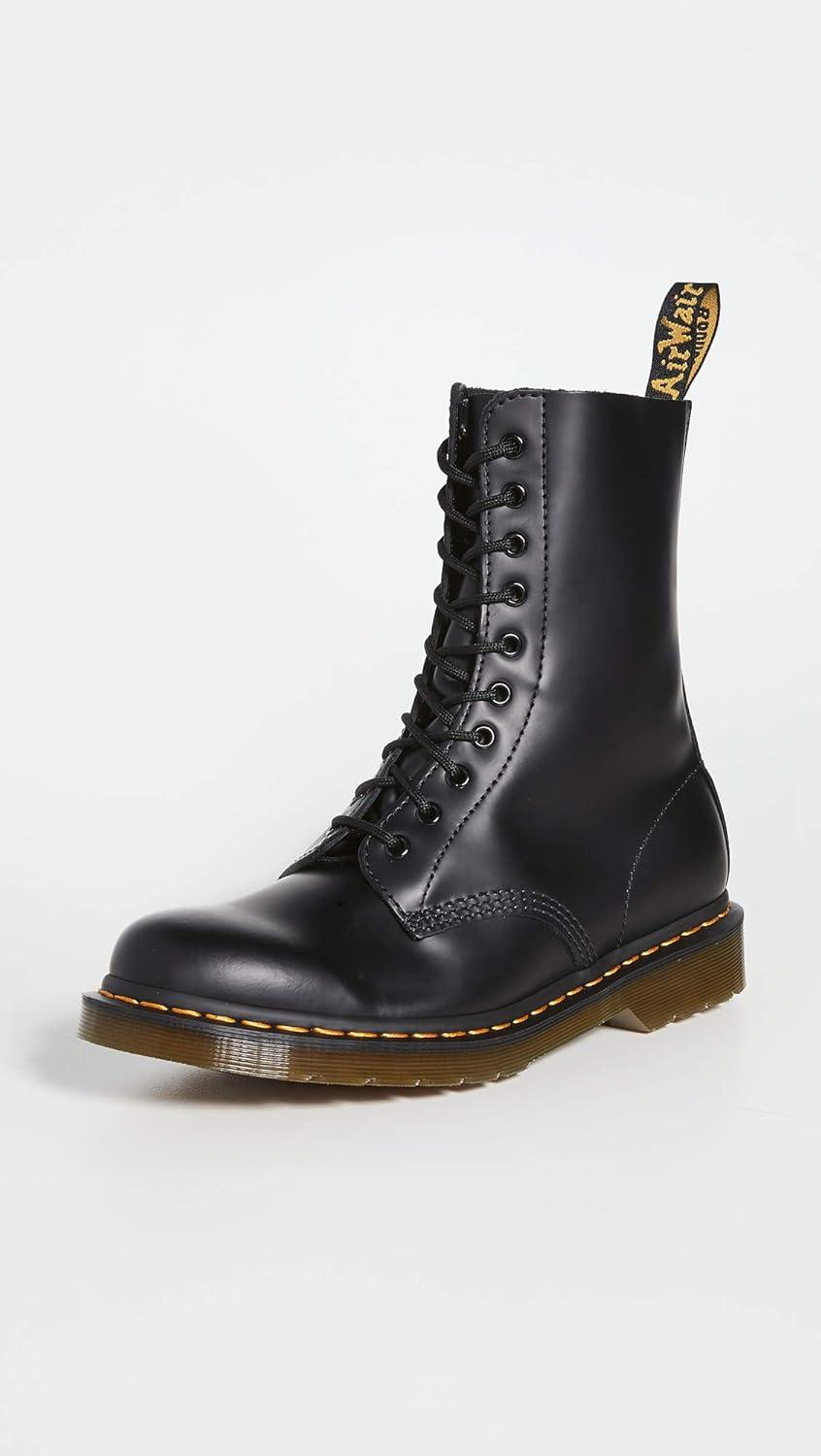 image:imageDr Martens Womens Maple Zip Steel Toe Light Industry BootsBlack Smooth