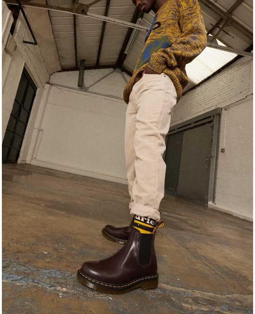 image:imageDr Martens Womens Maple Zip Steel Toe Light Industry BootsBurgundy Smooth