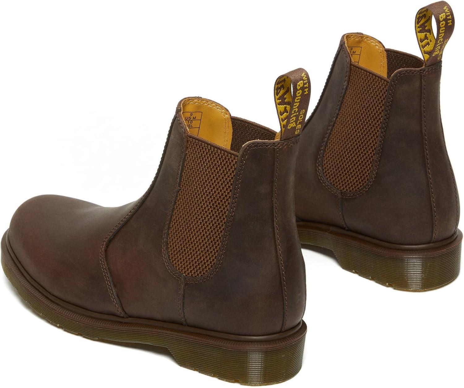 image:imageDr Martens Womens Maple Zip Steel Toe Light Industry BootsDark Brown Crazy Horse