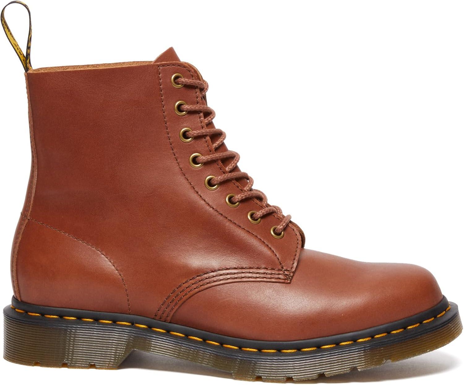image:imageDr Martens Womens Maple Zip Steel Toe Light Industry BootsSaddle Tan Carrara