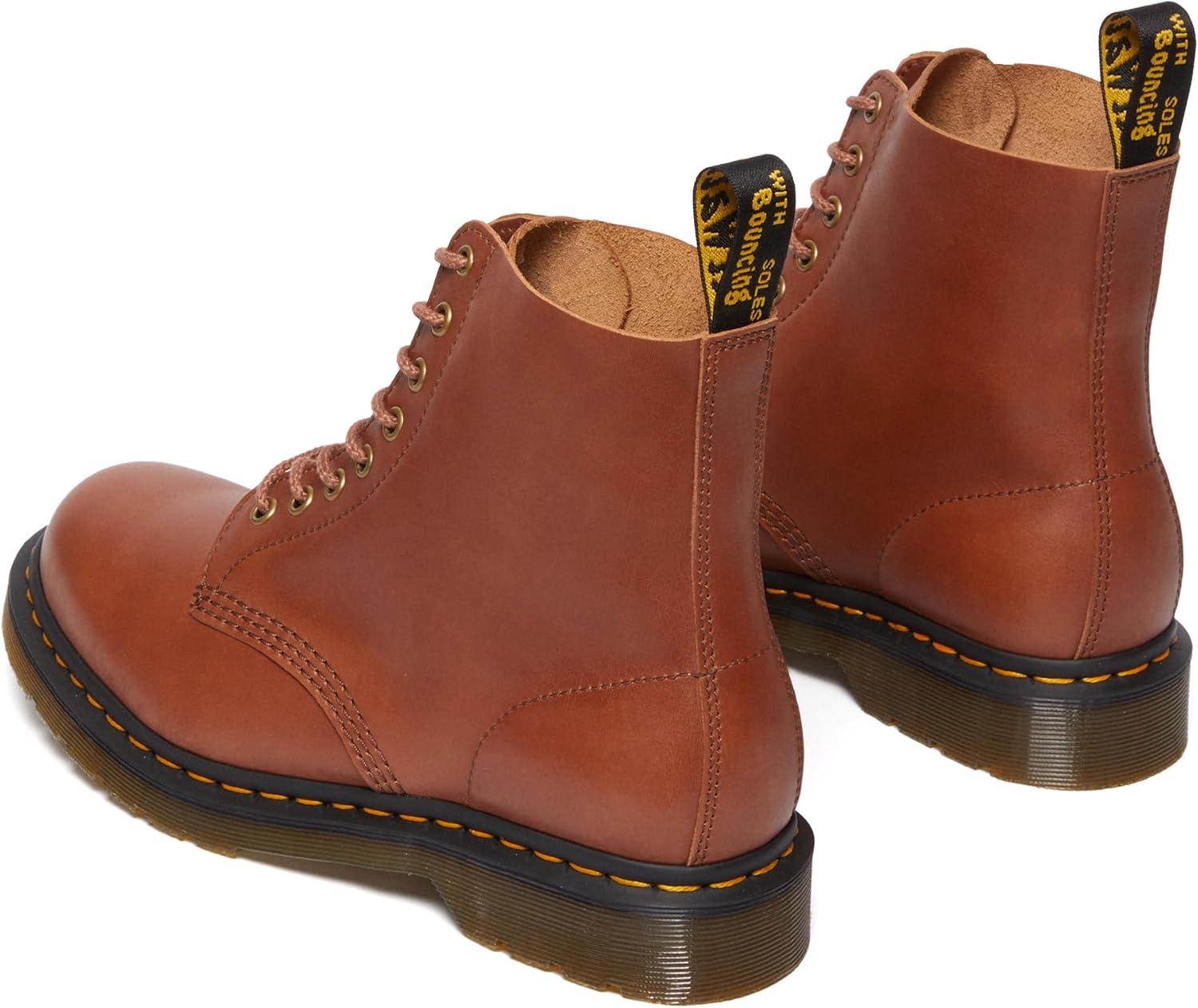 image:imageDr Martens Womens Maple Zip Steel Toe Light Industry BootsSaddle Tan Carrara