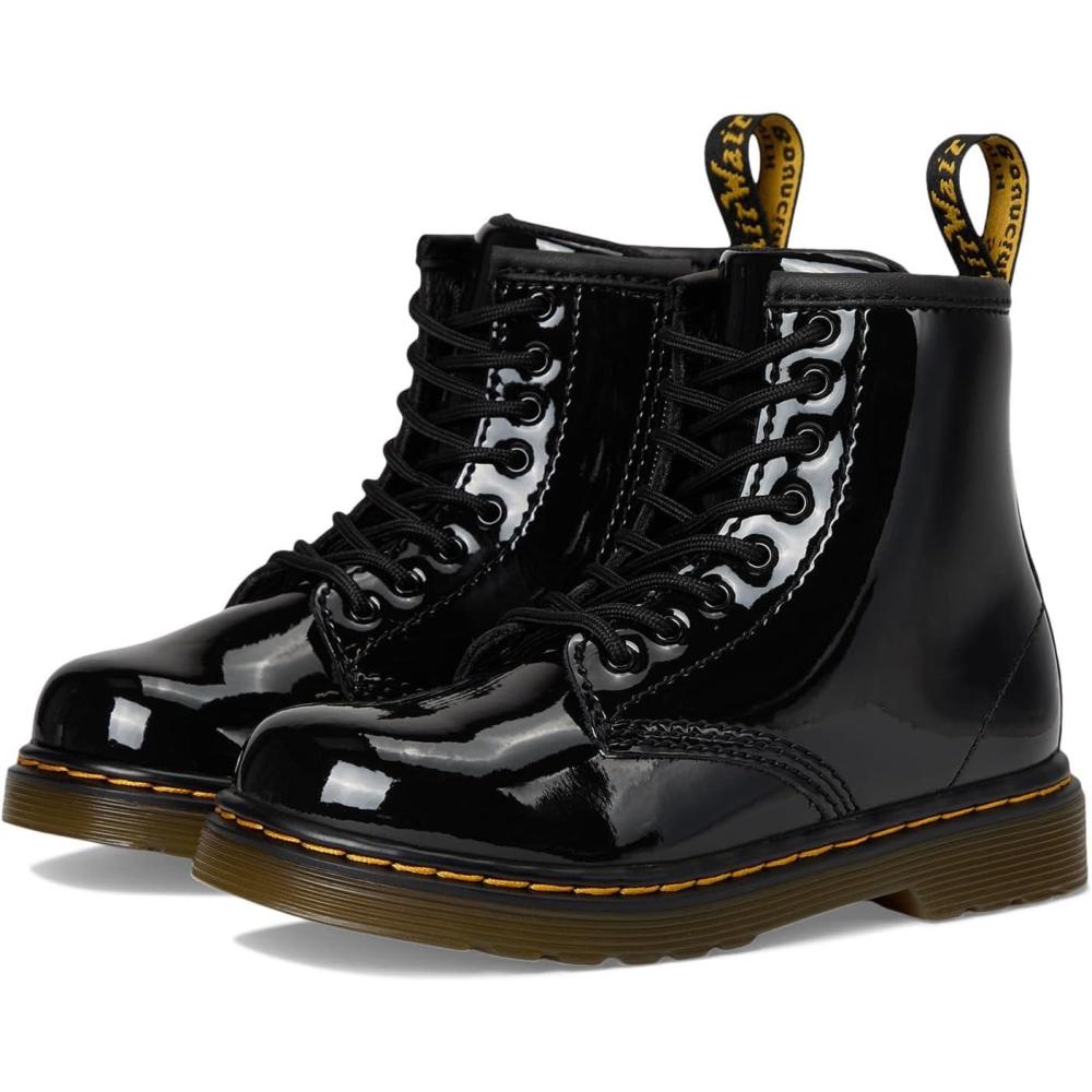 image:imageDr Martens Womens Maple Zip Steel Toe Light Industry BootsBlack Patent