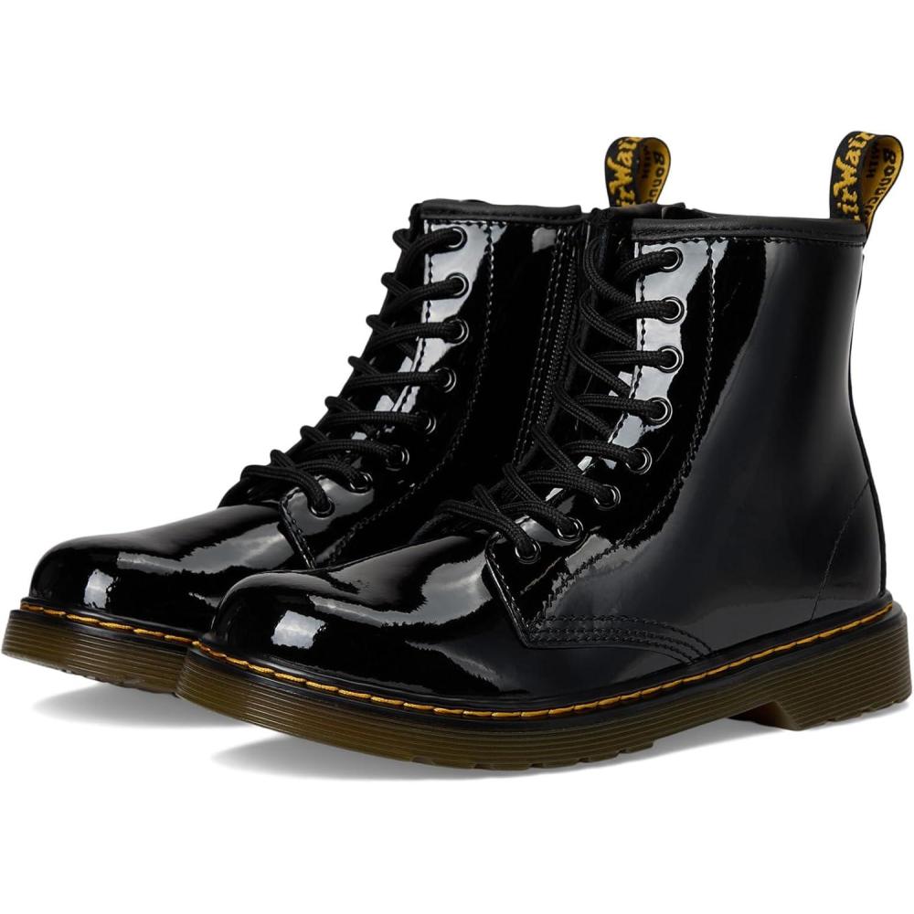 image:imageDr Martens Womens Maple Zip Steel Toe Light Industry BootsBlack Patent Lamper