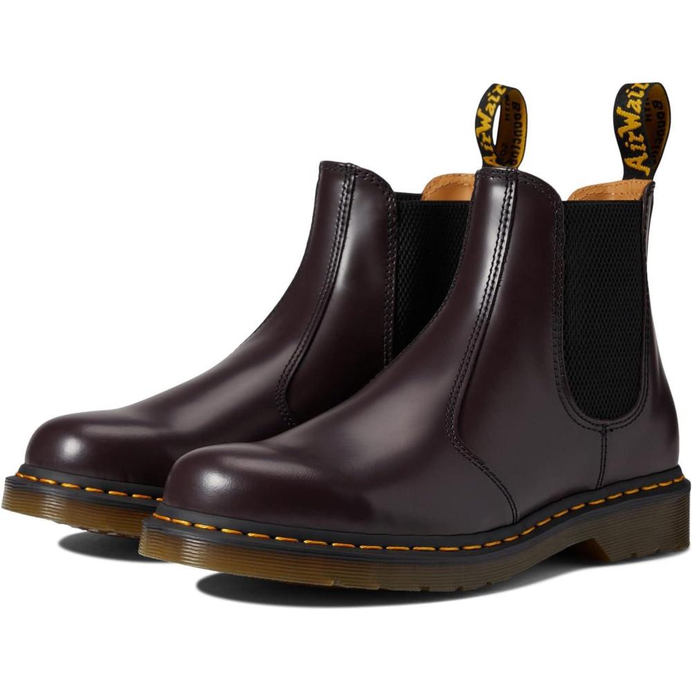 image:imageDr Martens Womens Maple Zip Steel Toe Light Industry BootsBurgundy Smooth
