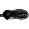 Dr. Martens, Women’s Maple Zip Steel Toe Light Industry Boots(Black Patent)