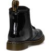 Dr. Martens, Women’s Maple Zip Steel Toe Light Industry Boots(Black Patent)