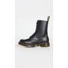Dr. Martens, Women’s Maple Zip Steel Toe Light Industry Boots(Black Smooth)
