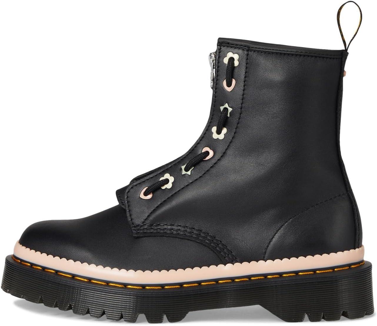 image:imageDr Martens Womens 1460 Pascal Bex Front Zip Leather Boot Black Sendal 6UK 8 US Women