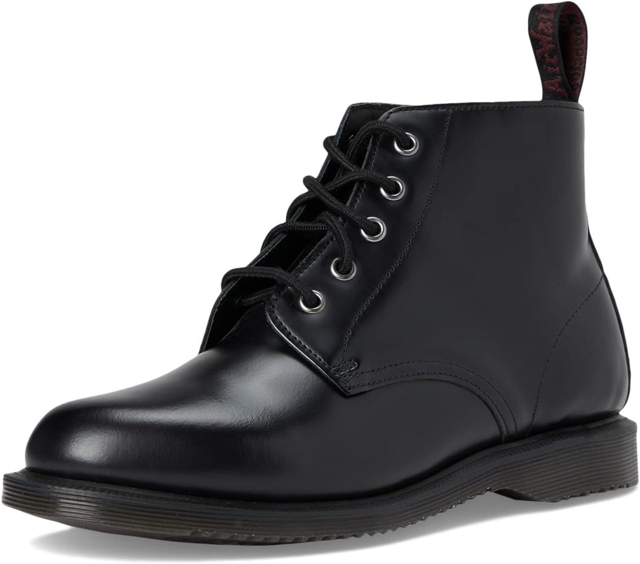 image:imageDr Martens Womens Emmeline Leather Laceup Boots FashionBlack Polished Smooth