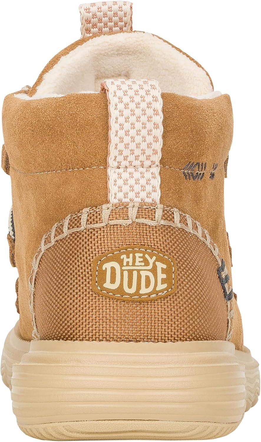 image:imageHEYDUDE Womens Reyes Suede Ankle BootTan
