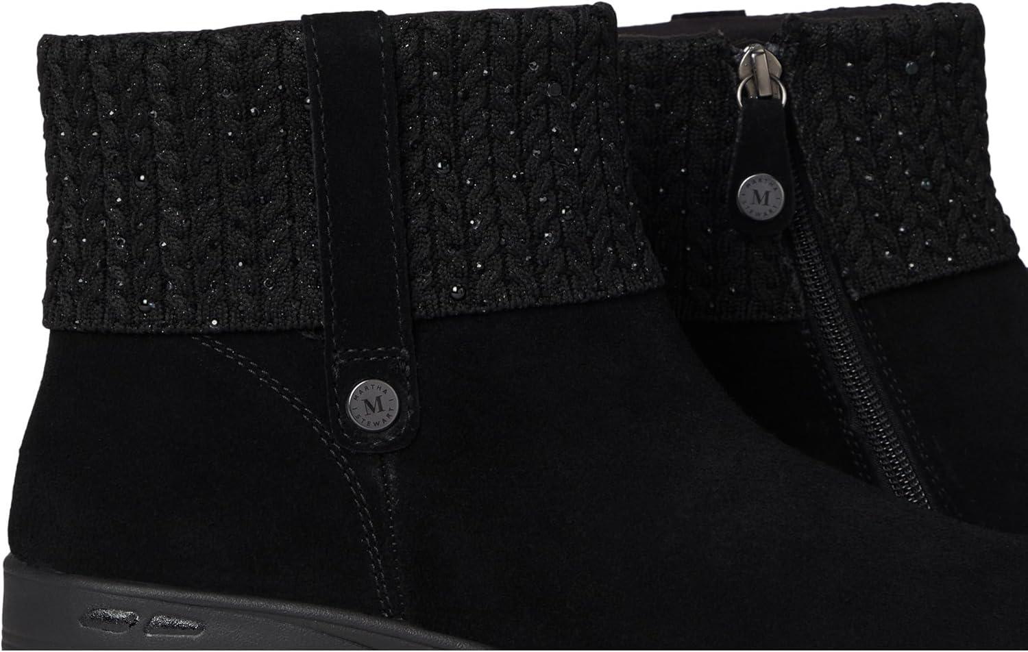 image:imageSkechers Womens PierliteFall Stunner Martha StewartHands Free Slipins Ankle BootBlackBlack