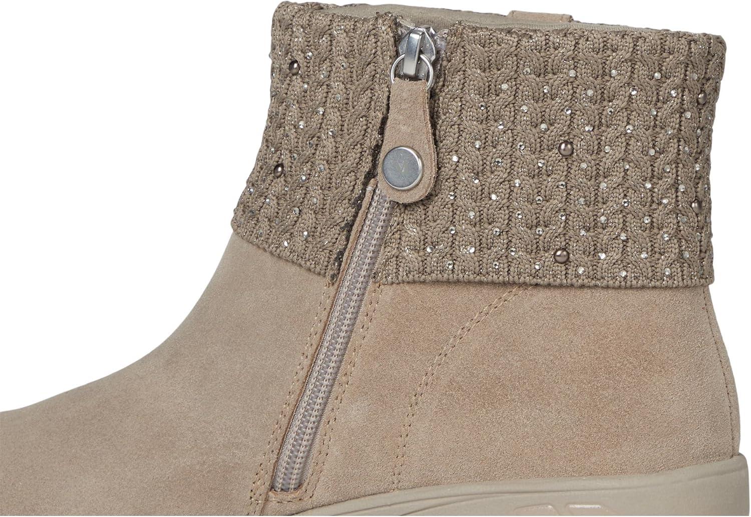 image:imageSkechers Womens PierliteFall Stunner Martha StewartHands Free Slipins Ankle BootTaupe