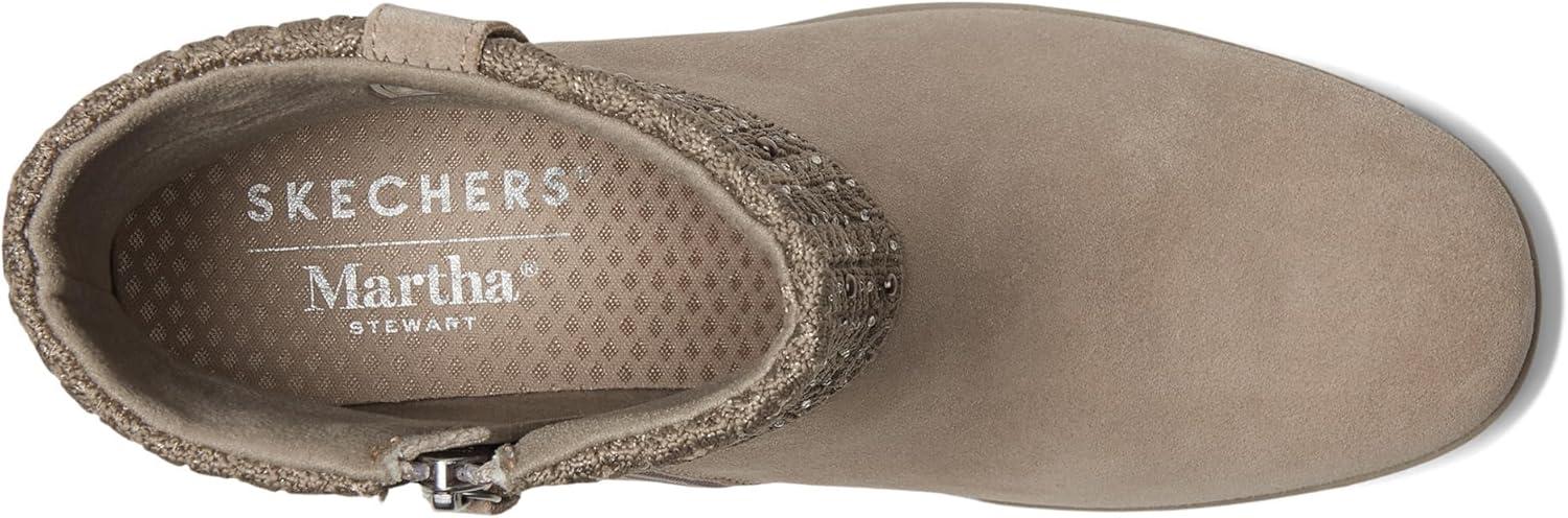 image:imageSkechers Womens PierliteFall Stunner Martha StewartHands Free Slipins Ankle BootTaupe