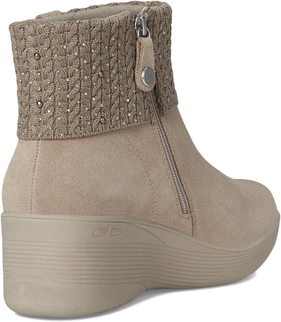 image:imageSkechers Womens PierliteFall Stunner Martha StewartHands Free Slipins Ankle BootTaupe