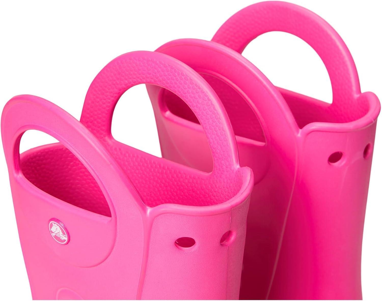 image:imagecrocs Handle It Sea Life K Rain Boot ToddlerLittle KidPink Crush