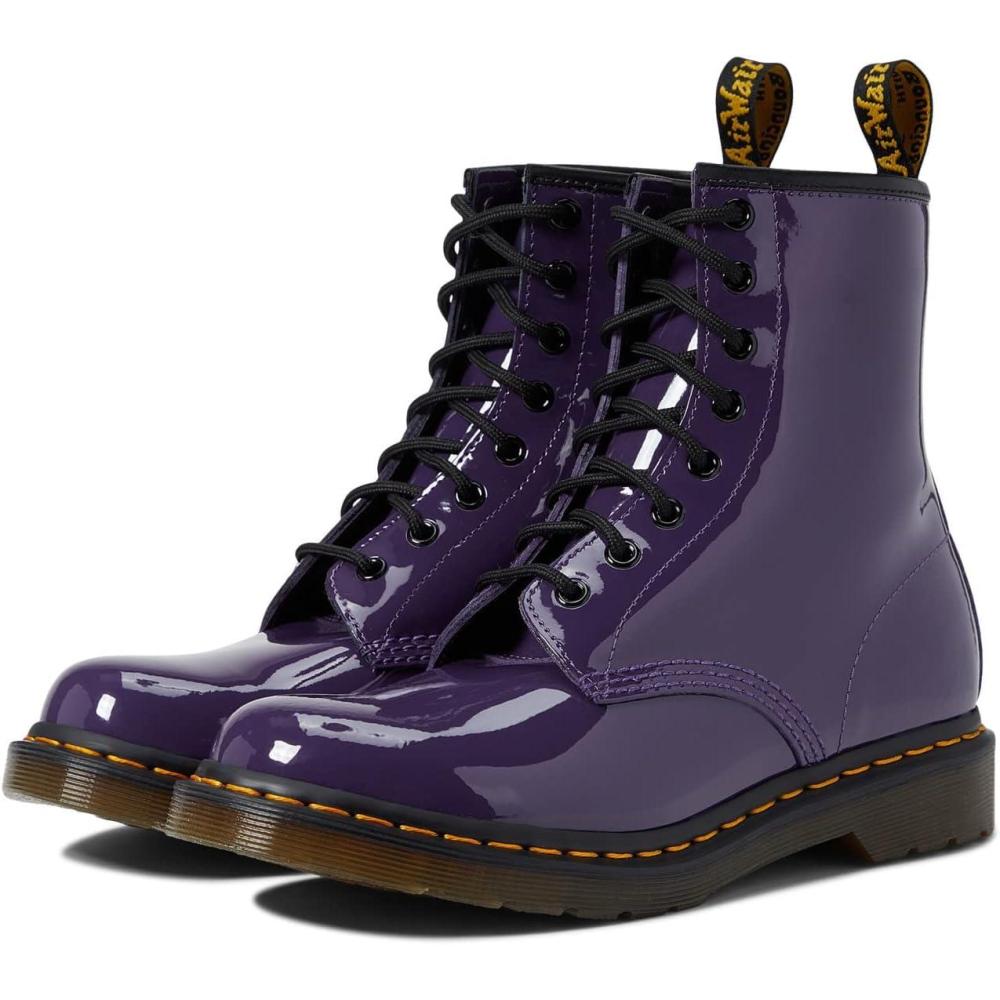 image:imageDr Martens 1460 8Eye Leather BootLamper Patented Black Currant