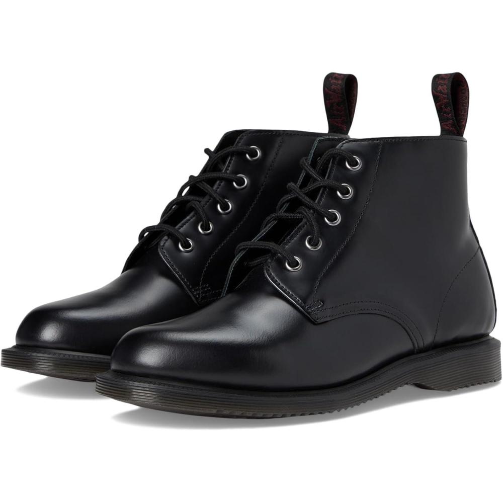 image:imageDr Martens Womens Emmeline Leather Laceup Boots FashionBlack Polished Smooth