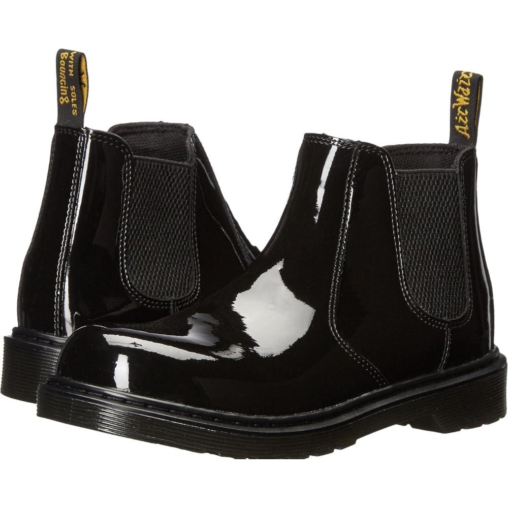 image:imageDr Martens unisexchild 2976 Youth Banzai Chelsea Boot Big Kid 2976 YBlack Patent Lamper