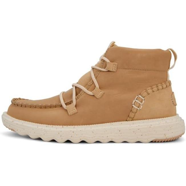 image:imageHEYDUDE Womens Reyes Suede Ankle BootTaupe