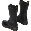 Dr. Martens Women’s 1b99 Front Zip Leather Mid Calf Boots Combat(Black)