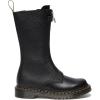 Dr. Martens Women’s 1b99 Front Zip Leather Mid Calf Boots Combat(Black)