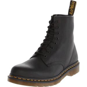 Dr. Martens 1460 8-Eye Leather Boot(Black Greasy Leather)