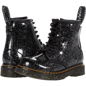 Dr. Martens Kid’s Collection 1460 (Little Kid/Big Kid) Patent Glitter Boot, Black Cosmic Glitter, 8 UK (US 9 Toddler) M