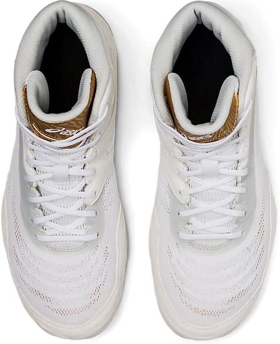 image:imageASICS Mens Split Elite Wrestling ShoesWhitePure Gold