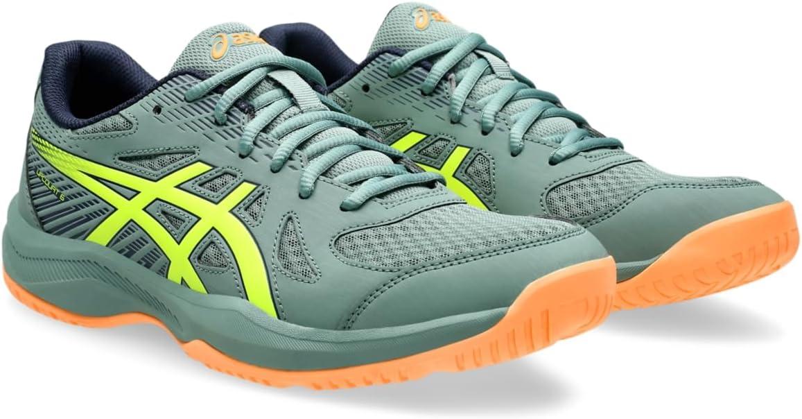 image:imageASICS Mens Upcourt 6 Volleyball ShoesCeladonSafety Yellow