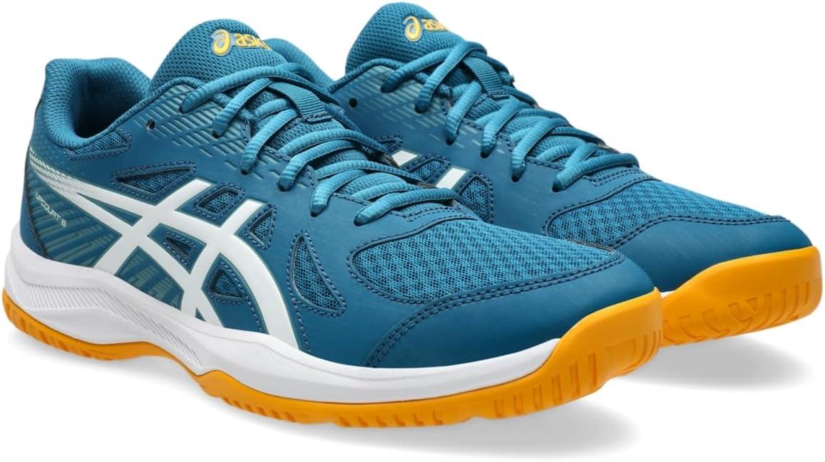 image:imageASICS Mens Upcourt 6 Volleyball ShoesDark TealWhite